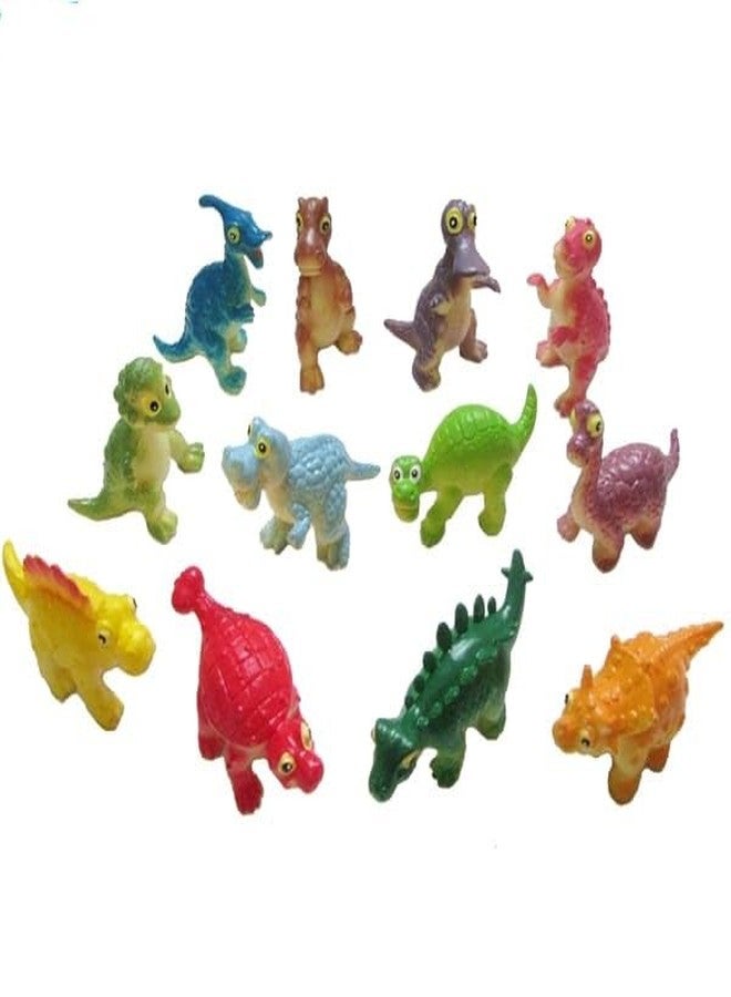 DIMAZO Small Kids Sea & Wild Animal Toys Sets for Fun, Educational, Spark Imagination and Learning (Multi Choice Sets) (Funny Dinosaur) 12pcs - Image 5
